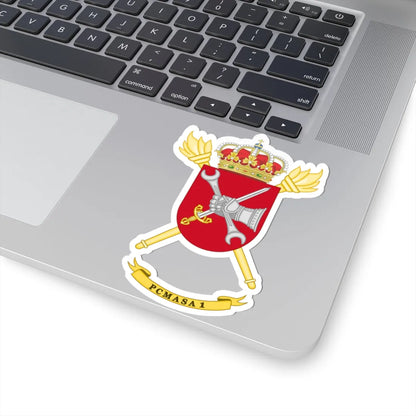 Coat of Arms of the 1st PCMASA (Spain) (Coat of Arms) STICKER Vinyl Kiss-Cut Decal - The Sticker Space