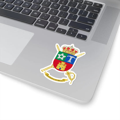 Coat of Arms of the 1st Spanish Army Construction Command (Spain) (Coat of Arms) STICKER Vinyl Kiss-Cut Decal - The Sticker Space