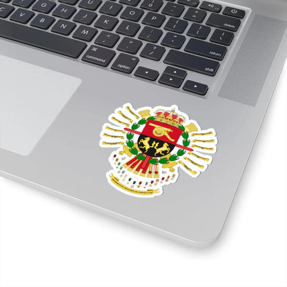 Coat of Arms of the 20th Field Artillery Regiment (Spain) (Coat of Arms) STICKER Vinyl Kiss-Cut Decal - The Sticker Space