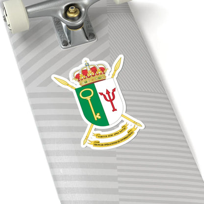 Coat of Arms of the 2nd-1 Information Operations Group (Spain) (Coat of Arms) STICKER Vinyl Kiss-Cut Decal - The Sticker Space
