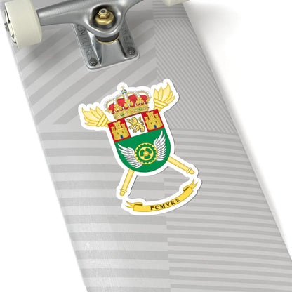 Coat of Arms of the 2nd PCMVR (Spain) (Coat of Arms) STICKER Vinyl Kiss-Cut Decal - The Sticker Space