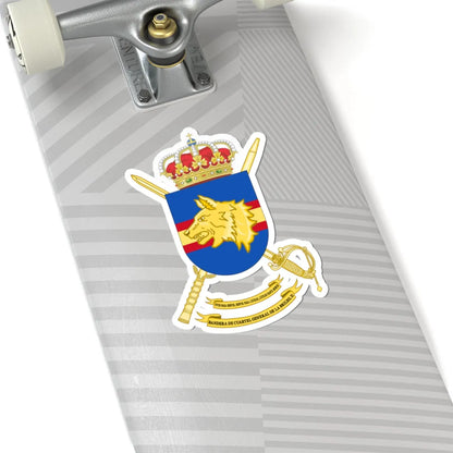 Coat of Arms of the 2nd Spanish Legion Brigade Headquarters Flag (Spain) (Coat of Arms) STICKER Vinyl Kiss-Cut Decal - The Sticker Space