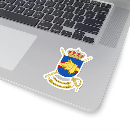 Coat of Arms of the 2nd Spanish Legion Brigade Headquarters Flag (Spain) (Coat of Arms) STICKER Vinyl Kiss-Cut Decal - The Sticker Space