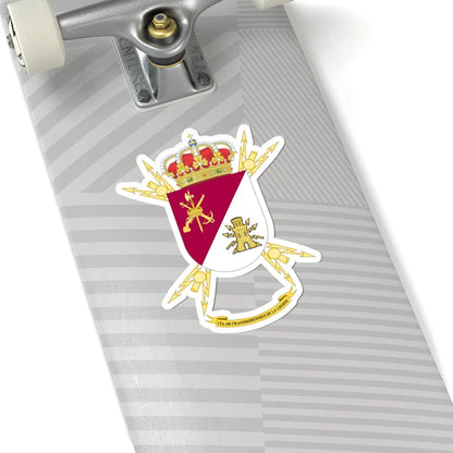 Coat of Arms of the 2nd Spanish Legion Signals Company (Spain) (Coat of Arms) STICKER Vinyl Kiss-Cut Decal - The Sticker Space
