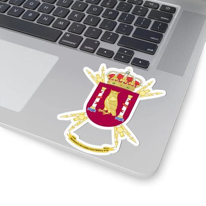 Coat of Arms of the 32nd Electronic Warfare Regiment (Spain) (Coat of Arms) STICKER Vinyl Kiss-Cut Decal - The Sticker Space
