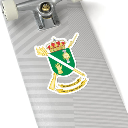Coat of Arms of the 3rd-61 Logistics Group (Spain) (Coat of Arms) STICKER Vinyl Kiss-Cut Decal - The Sticker Space