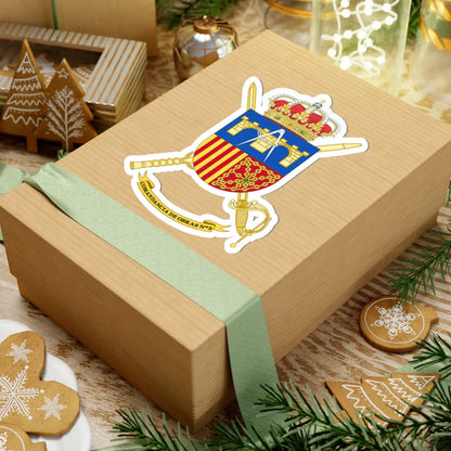 Coat of Arms of the 3rd Spanish Army Construction Command (Spain) (Coat of Arms) STICKER Vinyl Kiss-Cut Decal - The Sticker Space