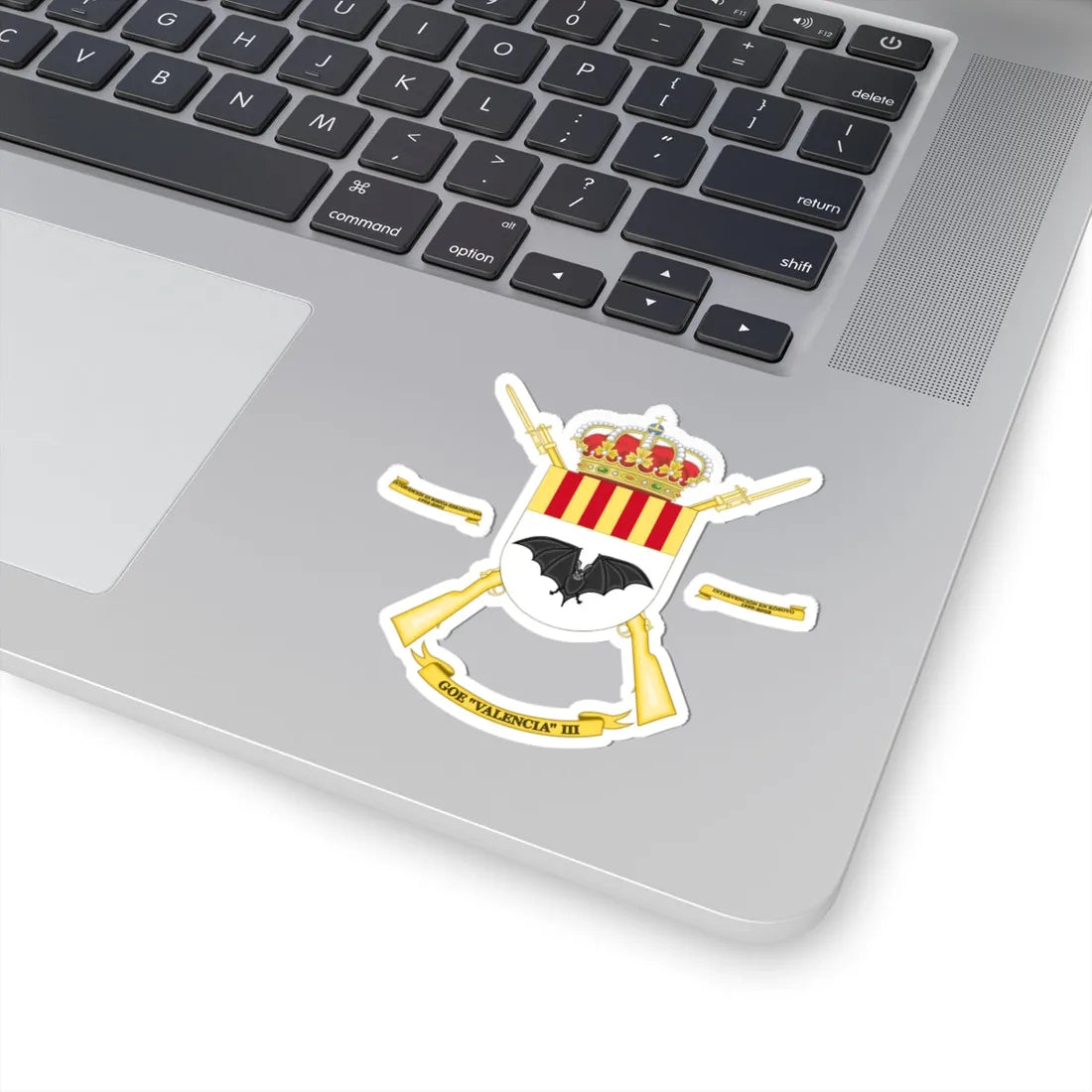 Coat of Arms of the 3rd Special Operations Group Valencia (Spain) (Coat of Arms) STICKER Vinyl Kiss-Cut Decal - The Sticker Space