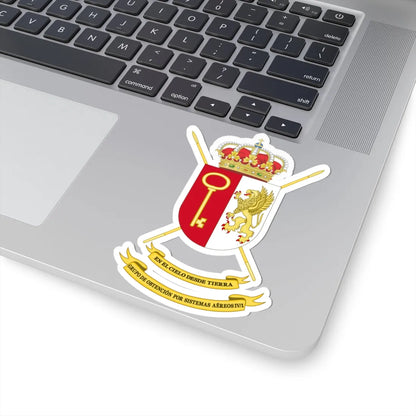 Coat of Arms of the 4th-1 Unmanned Aerial Vehicles Group (Spain) (Coat of Arms) STICKER Vinyl Kiss-Cut Decal - The Sticker Space