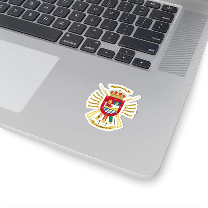 Coat of Arms of the 50th Infantry Regiment Canarias (Spain) (Coat of Arms) STICKER Vinyl Kiss-Cut Decal - The Sticker Space