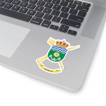 Coat of Arms of the 51st Logistics Support Group (Spain) (Coat of Arms) STICKER Vinyl Kiss-Cut Decal - The Sticker Space