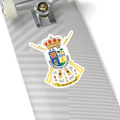 Coat of Arms of the 62nd Infantry Regiment Arapiles (Spain) (Coat of Arms) STICKER Vinyl Kiss-Cut Decal - The Sticker Space