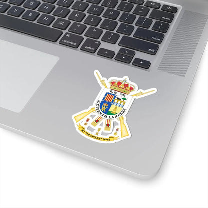 Coat of Arms of the 62nd Infantry Regiment Arapiles (Spain) (Coat of Arms) STICKER Vinyl Kiss-Cut Decal - The Sticker Space