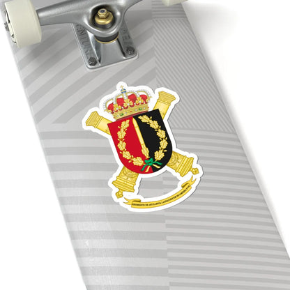 Coat of Arms of the 62nd Rocket Artillery Regiment (Spain) (Coat of Arms) STICKER Vinyl Kiss-Cut Decal - The Sticker Space