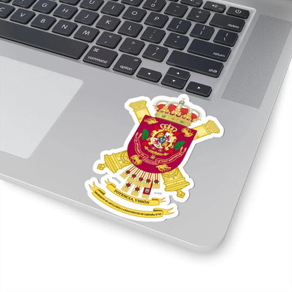 Coat of Arms of the 63rd Rocket Artillery Regiment (Spain) (Coat of Arms) STICKER Vinyl Kiss-Cut Decal - The Sticker Space