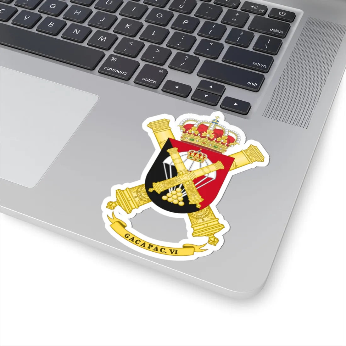 Coat of Arms of the 6th GACAPAC (Spain) (Coat of Arms) STICKER Vinyl Kiss-Cut Decal - The Sticker Space