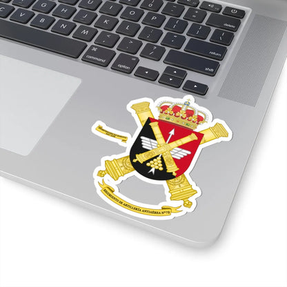 Coat of Arms of the 72nd Air Defence Artillery Regiment (Spain) (Coat of Arms) STICKER Vinyl Kiss-Cut Decal - The Sticker Space