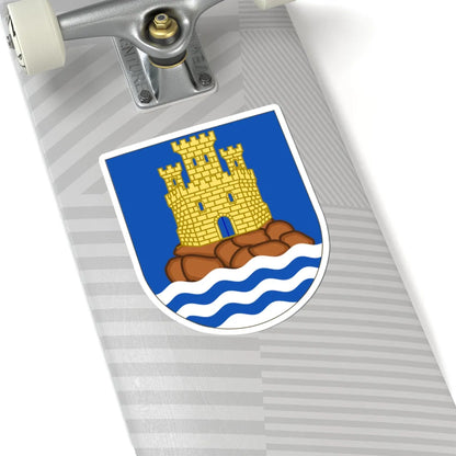 Coat of Arms of the 73rd Air Defence Artillery Regiment SIMPLE (Spain) (Coat of Arms) STICKER Vinyl Kiss-Cut Decal - The Sticker Space