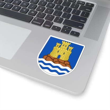 Coat of Arms of the 73rd Air Defence Artillery Regiment SIMPLE (Spain) (Coat of Arms) STICKER Vinyl Kiss-Cut Decal - The Sticker Space