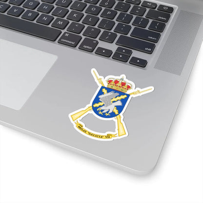 Coat of Arms of the 7th Light Infantry Brigade Galicia (Spain) (Coat of Arms) STICKER Vinyl Kiss-Cut Decal - The Sticker Space