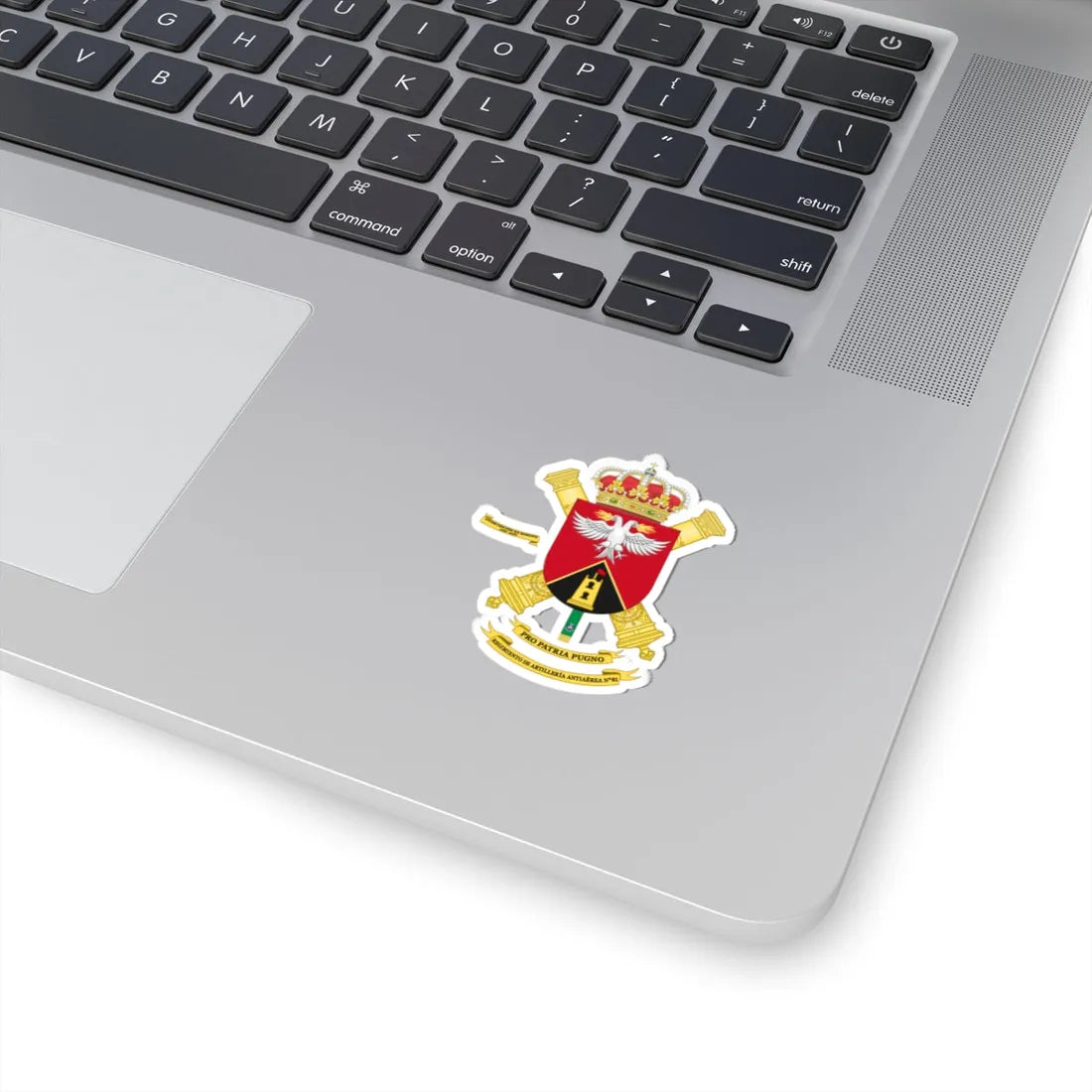 Coat of Arms of the 81st Air Defence Artillery Regiment (Spain) (Coat of Arms) STICKER Vinyl Kiss-Cut Decal - The Sticker Space