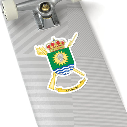 Coat of Arms of the 81st Logistics Support Group (Spain) (Coat of Arms) STICKER Vinyl Kiss-Cut Decal - The Sticker Space
