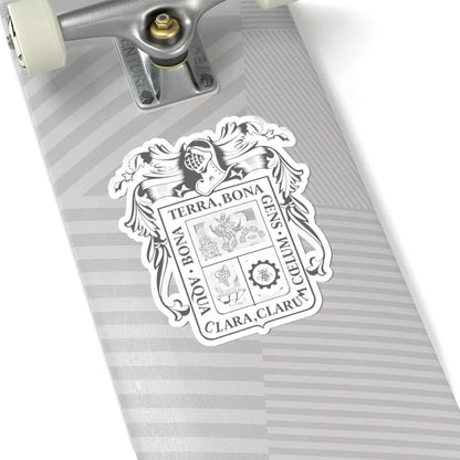 Coat of arms of the Aguascalientes Congress (Mexico) (Coat of Arms) STICKER Vinyl Kiss-Cut Decal - The Sticker Space