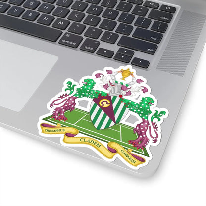 Coat of Arms of the All England Lawn Tennis and Croquet Club (United Kingdom) (Coat of Arms) STICKER Vinyl Kiss-Cut Decal - The Sticker Space
