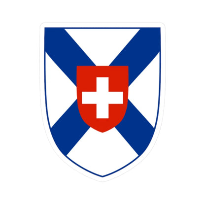 Coat of arms of the Ambulance Operators Association of Nova Scotia (Canada) (Coat of Arms) STICKER Vinyl Kiss-Cut Decal 2 Inch White - The Sticker Space