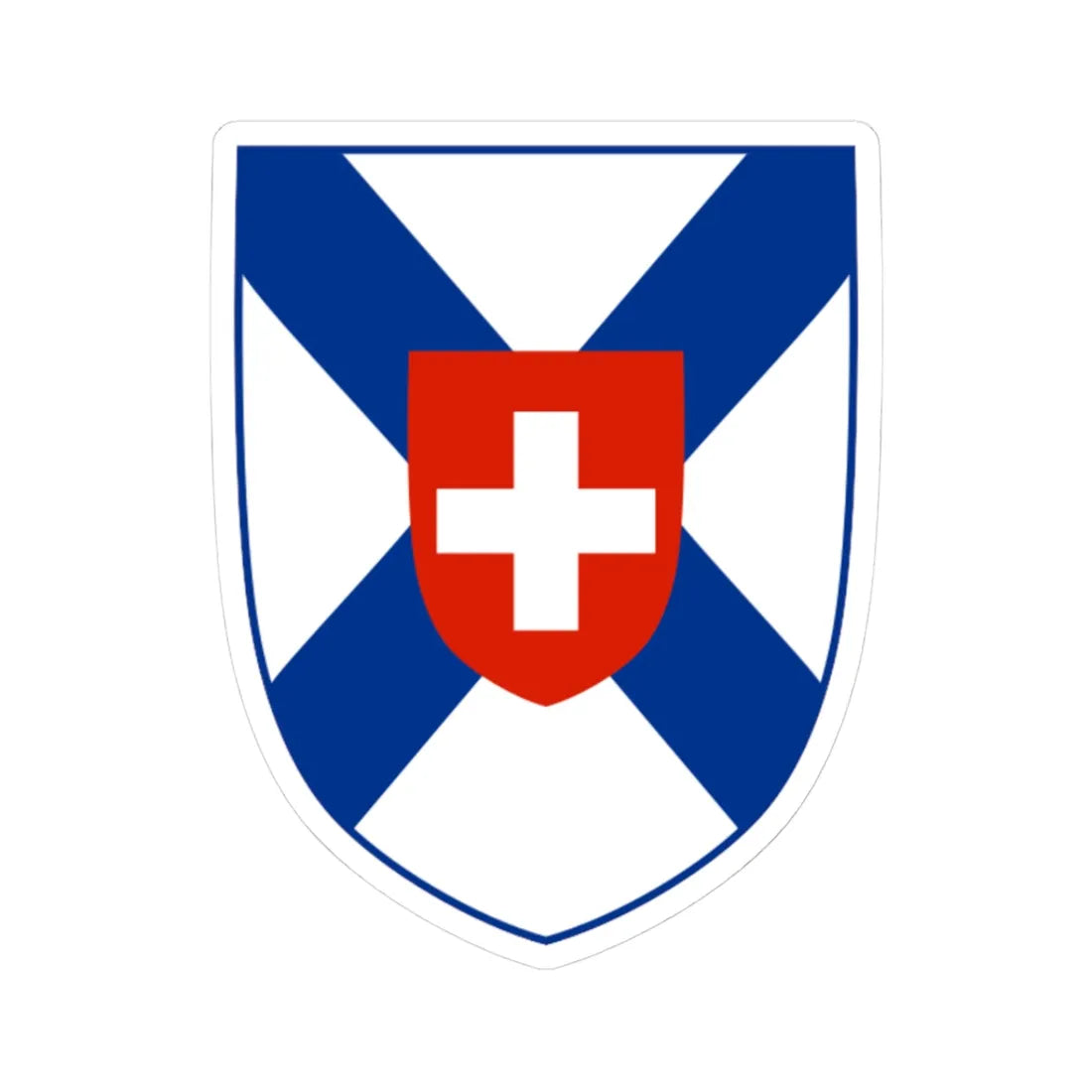 Coat of arms of the Ambulance Operators Association of Nova Scotia (Canada) (Coat of Arms) STICKER Vinyl Kiss-Cut Decal 3 Inch White - The Sticker Space