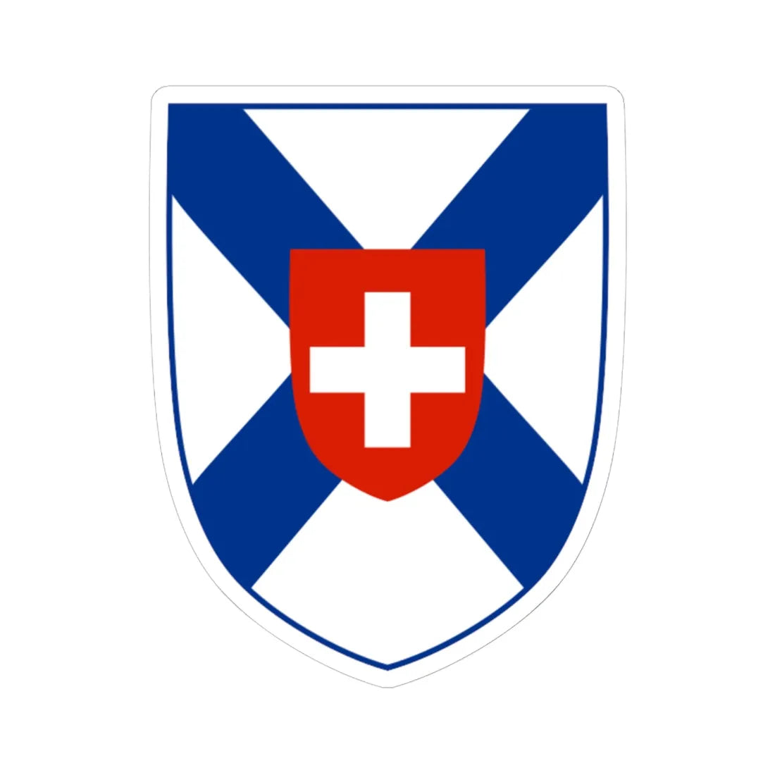 Coat of arms of the Ambulance Operators Association of Nova Scotia (Canada) (Coat of Arms) STICKER Vinyl Kiss-Cut Decal 6 Inch White - The Sticker Space