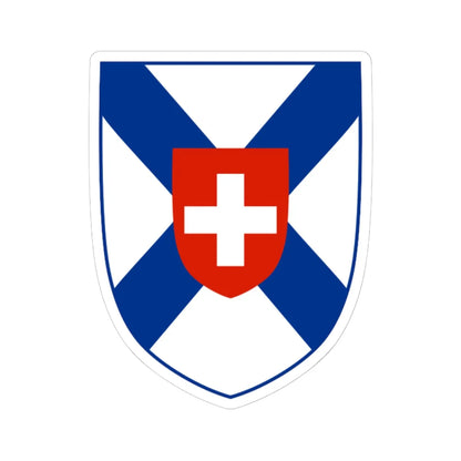 Coat of arms of the Ambulance Operators Association of Nova Scotia (Canada) (Coat of Arms) STICKER Vinyl Kiss-Cut Decal 6 Inch White - The Sticker Space