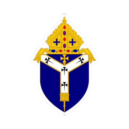 Coat of Arms of the Anglican Diocese of Canterbury (England) (Coat of Arms) STICKER Vinyl Kiss-Cut Decal 2 Inch White - The Sticker Space