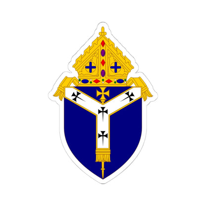 Coat of Arms of the Anglican Diocese of Canterbury (England) (Coat of Arms) STICKER Vinyl Kiss-Cut Decal 6 Inch White - The Sticker Space