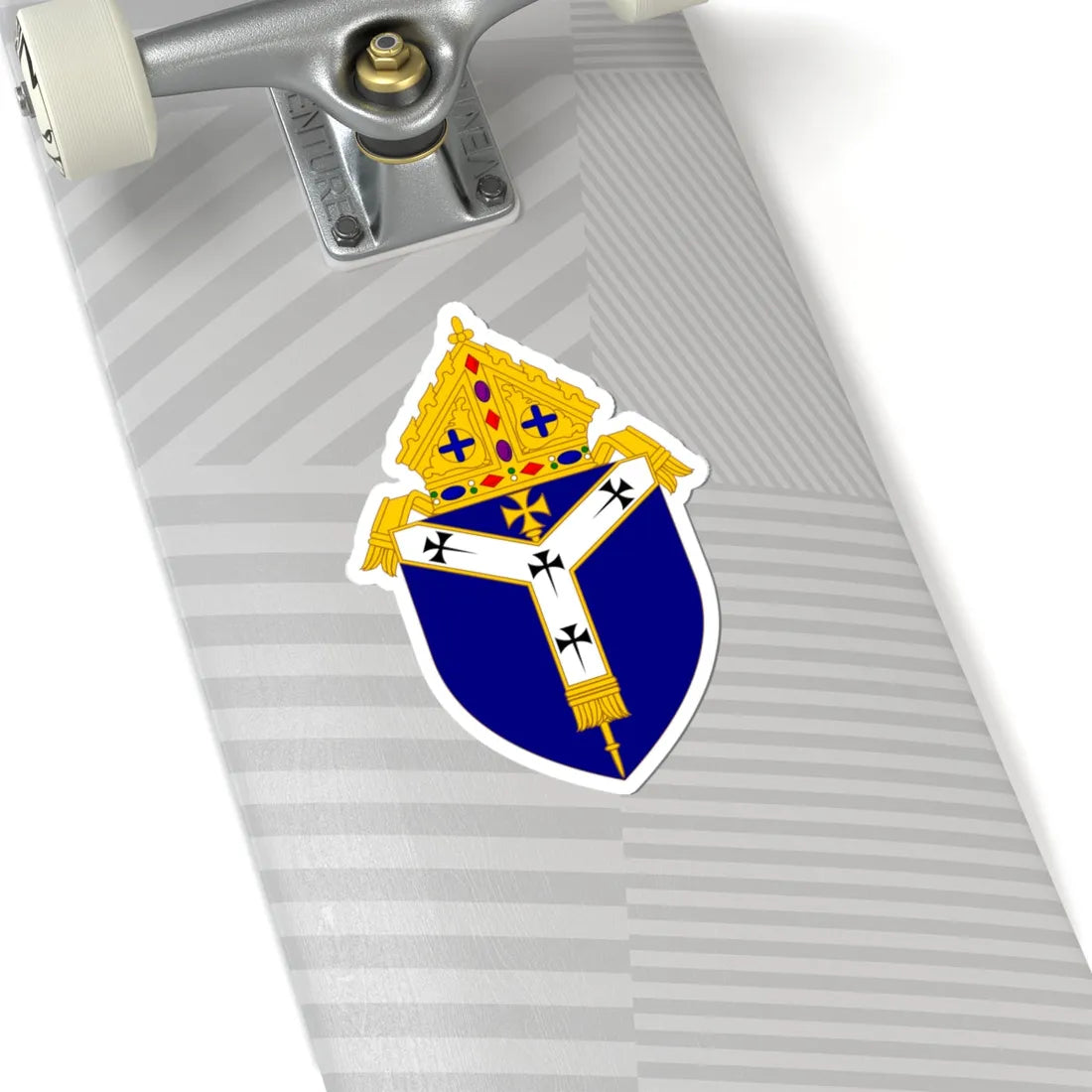 Coat of Arms of the Anglican Diocese of Canterbury (England) (Coat of Arms) STICKER Vinyl Kiss-Cut Decal - The Sticker Space