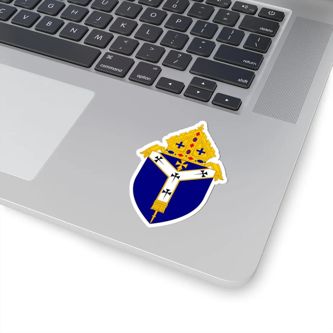Coat of Arms of the Anglican Diocese of Canterbury (England) (Coat of Arms) STICKER Vinyl Kiss-Cut Decal - The Sticker Space
