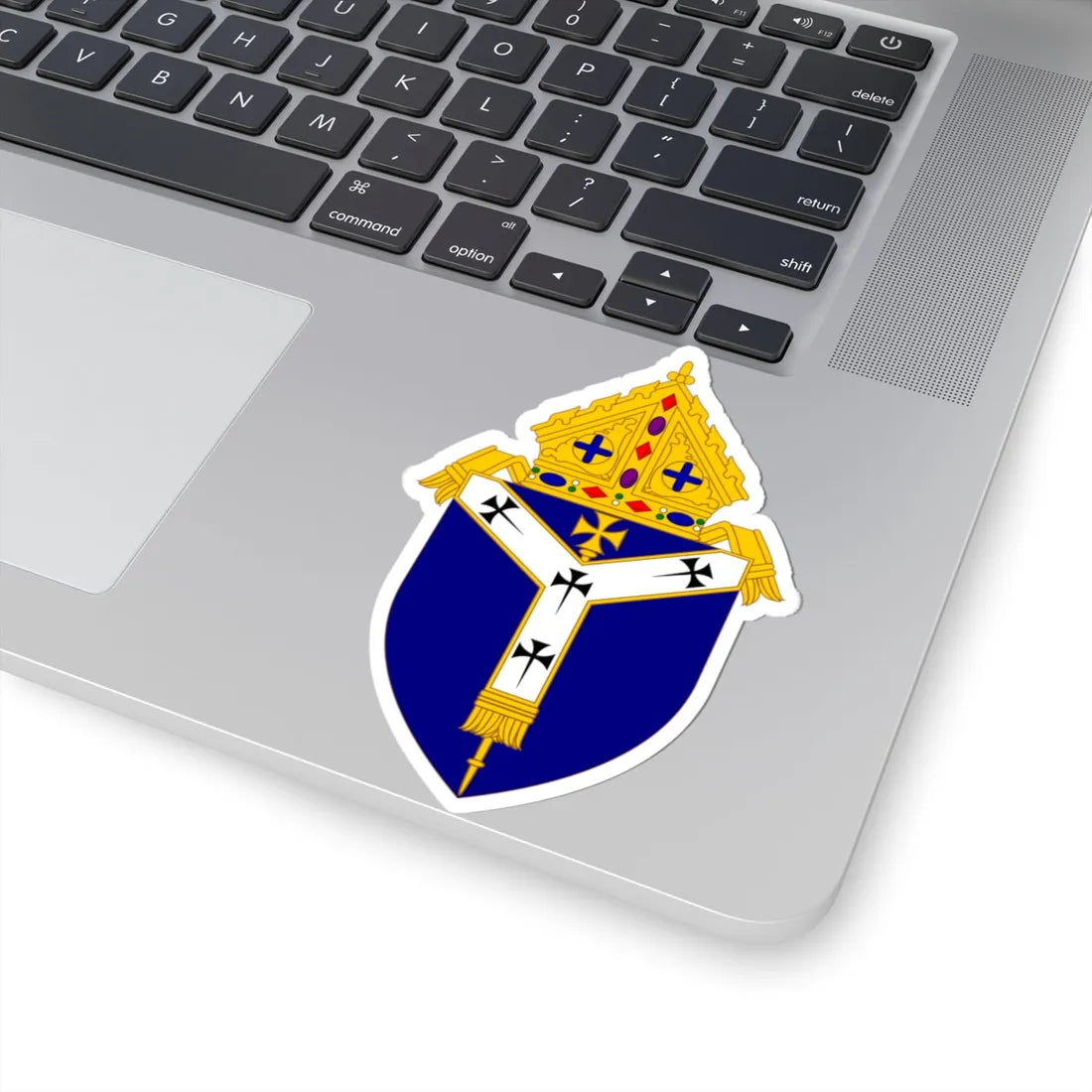 Coat of Arms of the Anglican Diocese of Canterbury (England) (Coat of Arms) STICKER Vinyl Kiss-Cut Decal - The Sticker Space