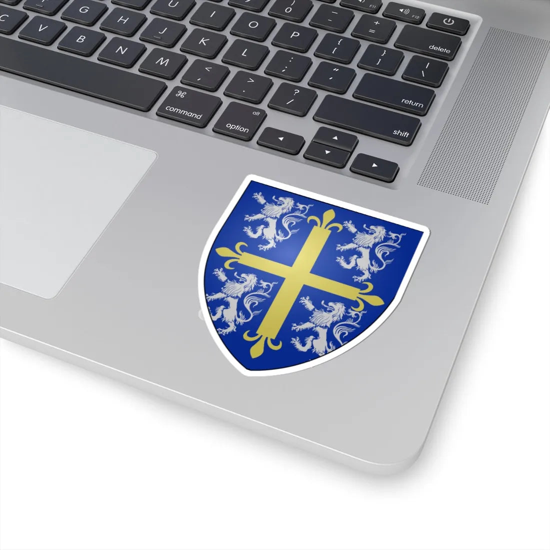 Coat of Arms of the Archbishop of Durham (England) (Coat of Arms) STICKER Vinyl Kiss-Cut Decal - The Sticker Space