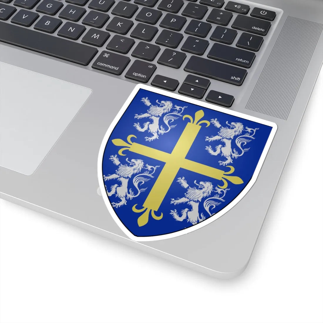 Coat of Arms of the Archbishop of Durham (England) (Coat of Arms) STICKER Vinyl Kiss-Cut Decal - The Sticker Space