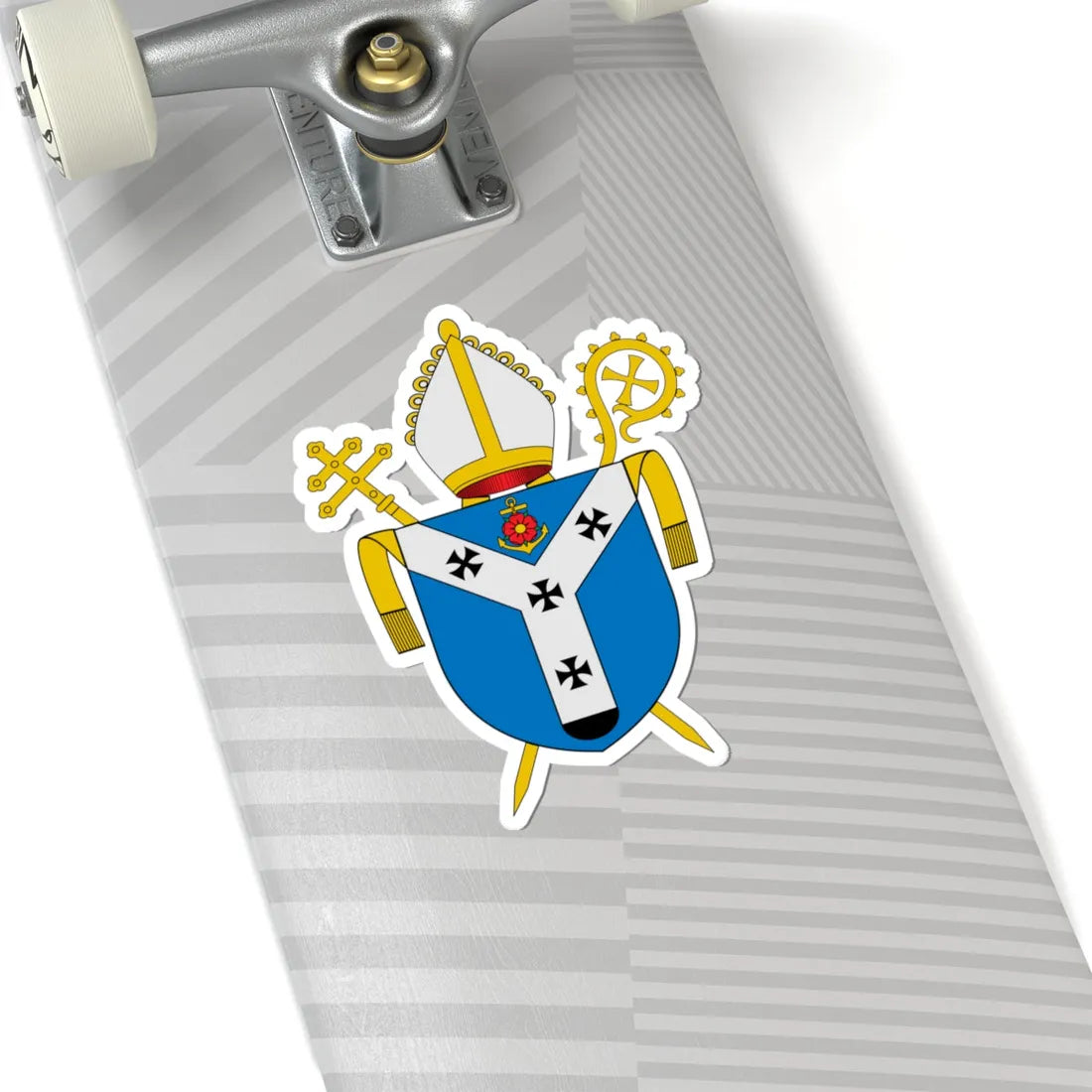 Coat of arms of the Archdiocese of Liverpool (England) (Coat of Arms) STICKER Vinyl Kiss-Cut Decal - The Sticker Space