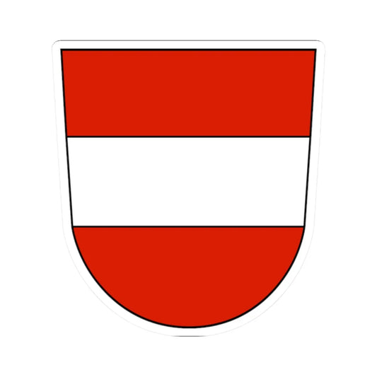 Coat of arms of the archduchy of Austria (Austria) (Coat of Arms) STICKER Vinyl Kiss-Cut Decal 2 Inch White - The Sticker Space