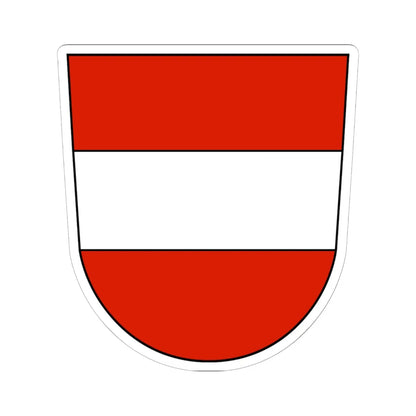 Coat of arms of the archduchy of Austria (Austria) (Coat of Arms) STICKER Vinyl Kiss-Cut Decal 6 Inch White - The Sticker Space