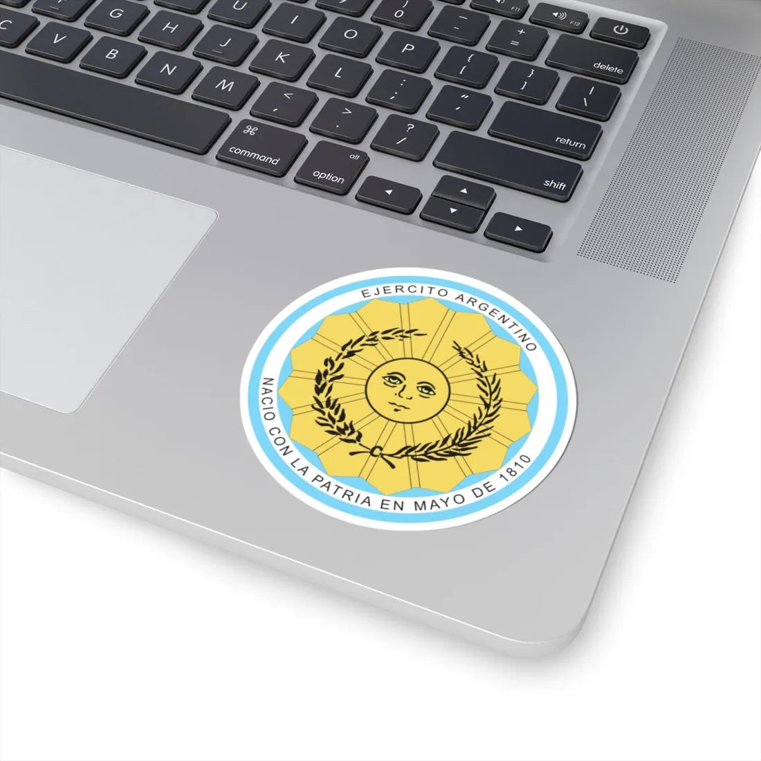 Coat of arms of the Argentine Army (Argentina) (Military Rank) STICKER Vinyl Kiss-Cut Decal - The Sticker Space