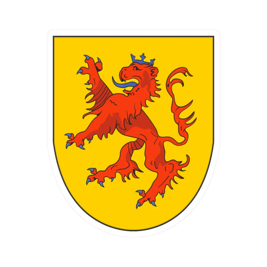 Coat of arms of the Armenian Kingdom of Cilicia (Armenia) (Coat of Arms) STICKER Vinyl Kiss-Cut Decal 2 Inch White - The Sticker Space