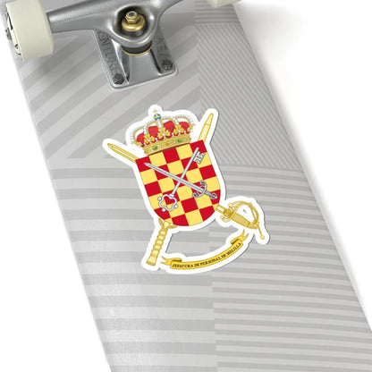Coat of Arms of the Army Personnel Command of Melilla (Spain) (Coat of Arms) STICKER Vinyl Kiss-Cut Decal - The Sticker Space