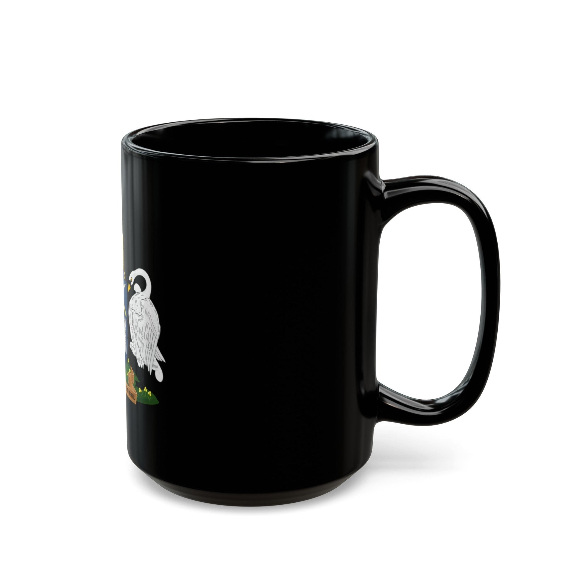 Coat of Arms of the Australian Capital Territory - Black Coffee Mug-The Sticker Space