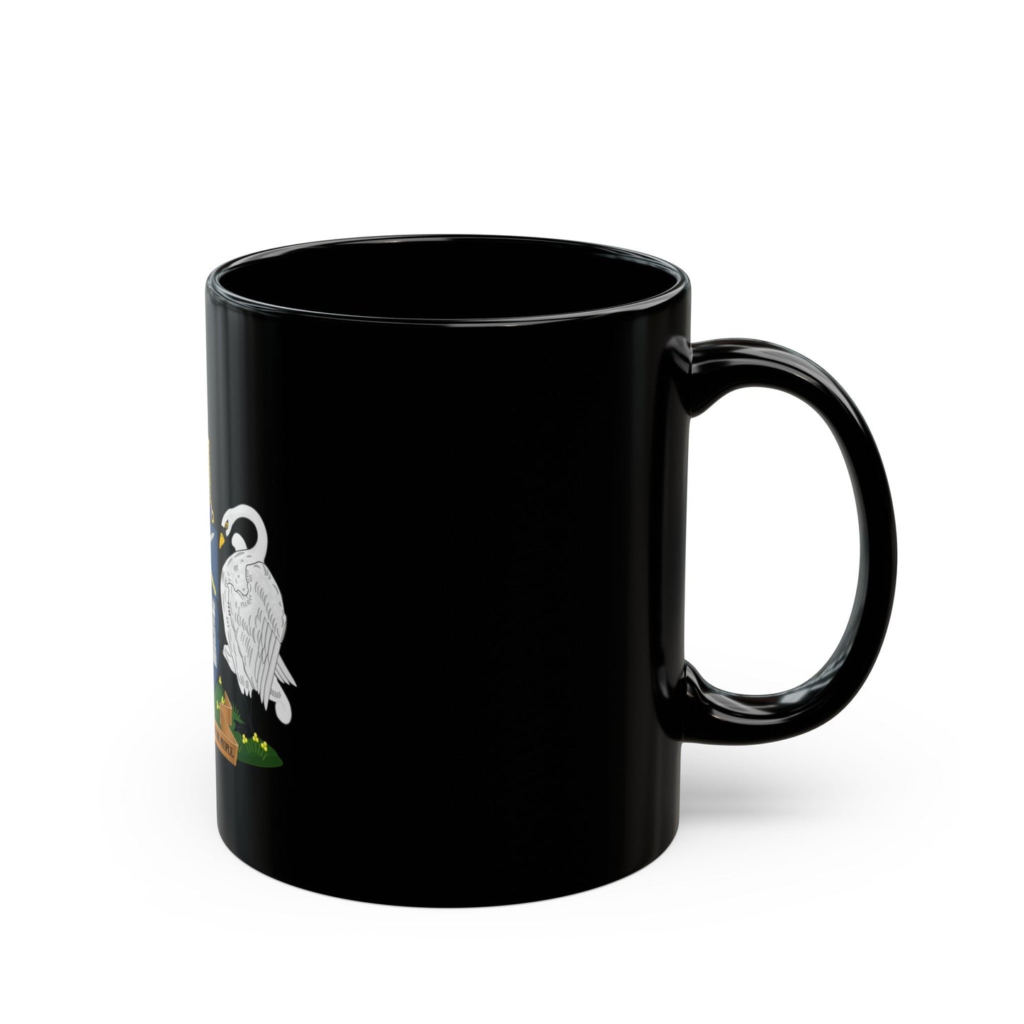 Coat of Arms of the Australian Capital Territory - Black Coffee Mug-The Sticker Space