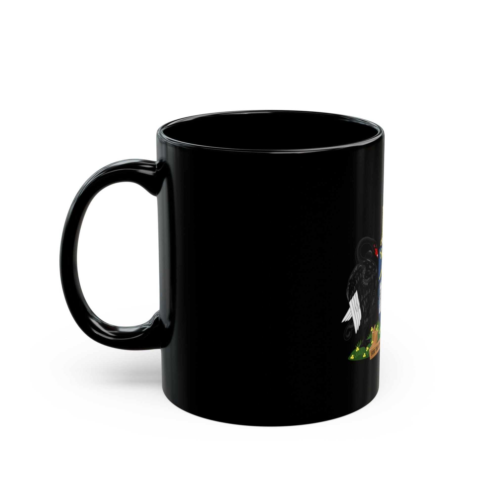 Coat of Arms of the Australian Capital Territory - Black Coffee Mug-The Sticker Space