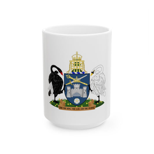 Coat of Arms of the Australian Capital Territory - White Coffee Mug-15oz-The Sticker Space