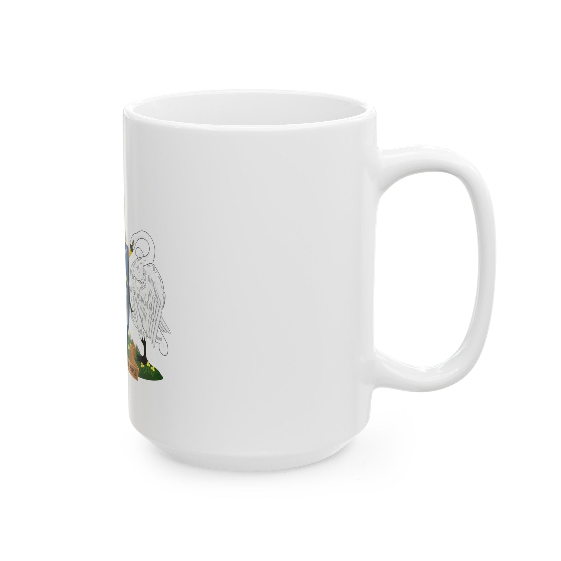 Coat of Arms of the Australian Capital Territory - White Coffee Mug-The Sticker Space